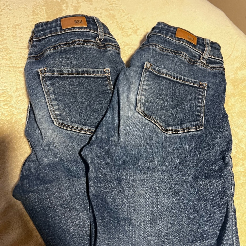 Used RSQ dark wash Girls Size 8 Jeans